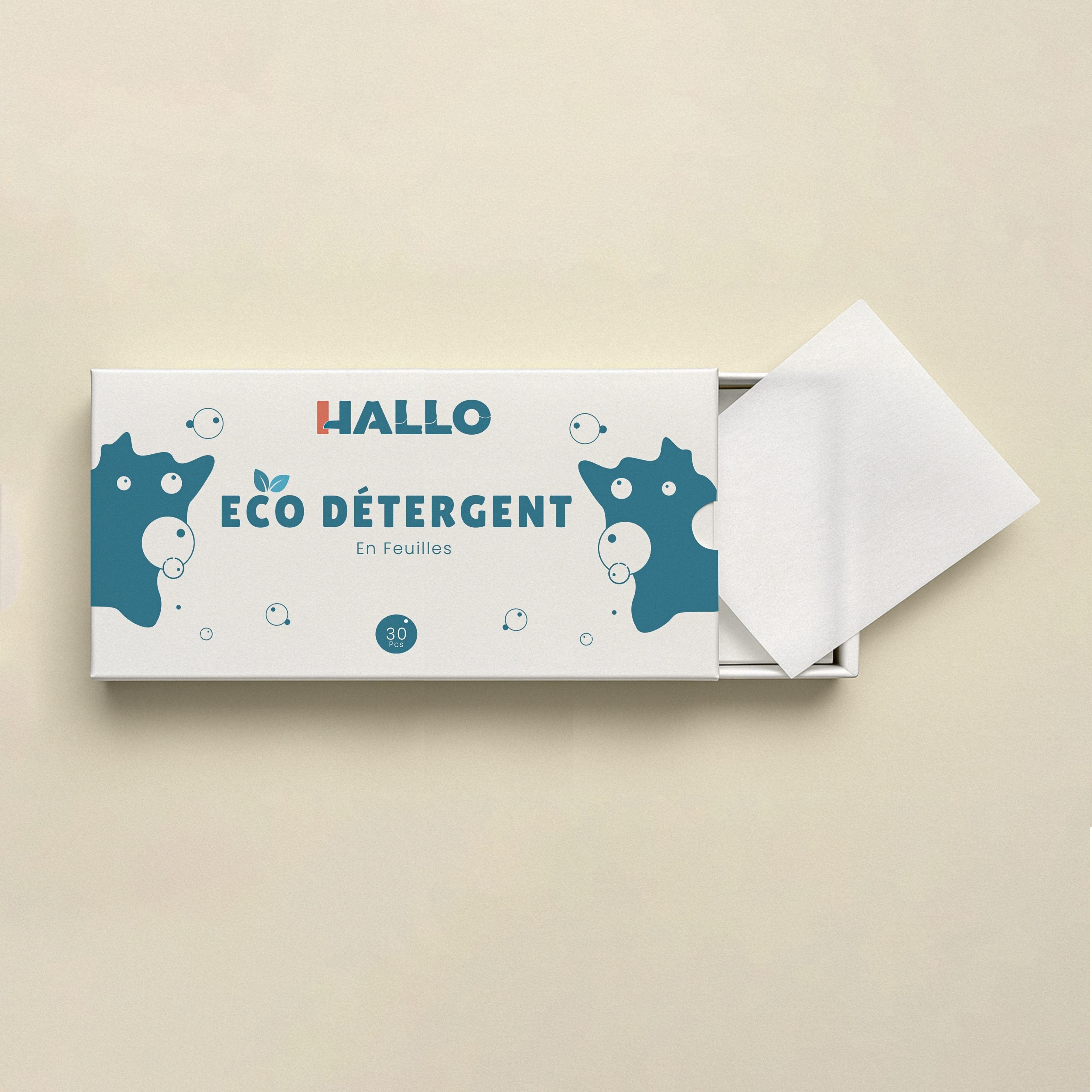 Eco détergent en papier Hallo